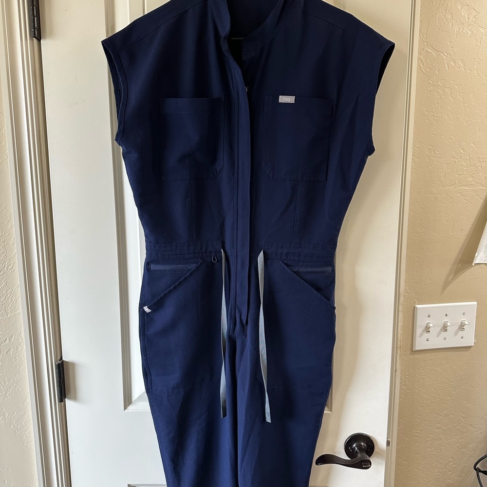 Navy Blue Figs Jumpsuit